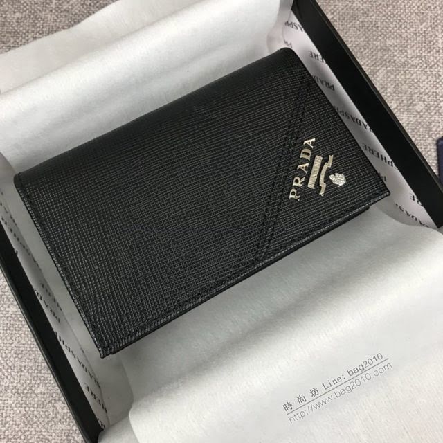 prada卡包 普拉達專櫃最新款 2MC122 PRADA爆款男士卡包  pyd2098